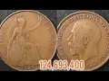 GB 1920 ONE PENNY COIN VALUE REVIEW King George V