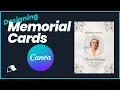 How to Design Memorial Cards in Canva Little Rock Printing