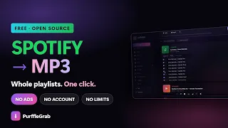 Free Spotify YouTube Downloader MP3 FLAC 4K Open Source