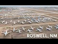 Aerial Tour of Roswell s aircraft boneyard Short Film