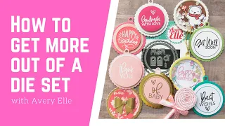 Make Sweet Tags More w the Circle Tag Dies by Avery Elle