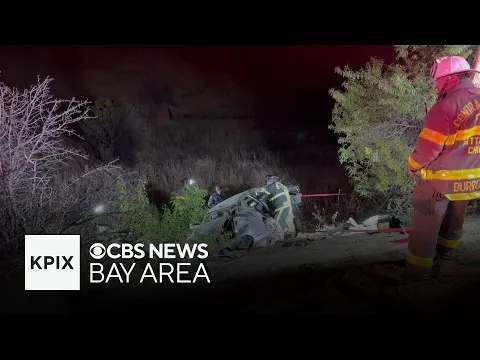 Watch: Scene of double fatal crash in Brentwood