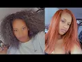 DYING MY NATURAL HAIR COPPER USING LOREAL HICOLOR HIGHLIGHTS NO BLEACH