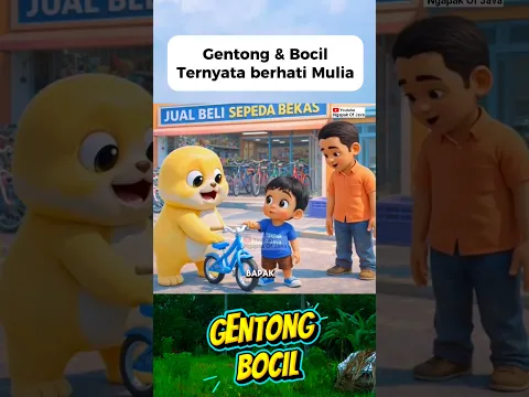 Gentong dan bocil ternyata punya hati yang mulia, suka membantu #kartun #animasi #kartunlucu #shorts