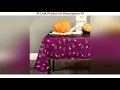 Info Halloween Tablecloths 3-Pack - Witch Pumpkin and Ghost Decorations