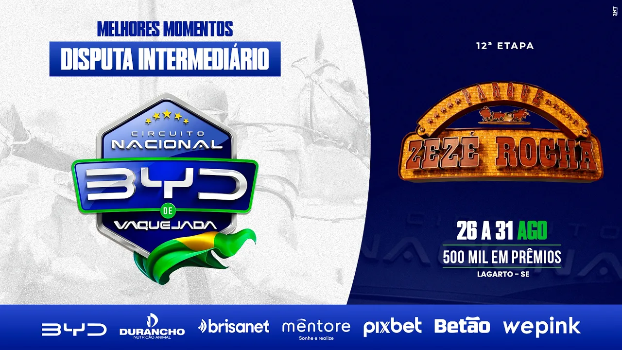 MELHORES MOMENTOS DISPUTA INTERMEDIARIO - PARQUE ZEZE ROCHA LAGARTO/SE - C N BYD 2026