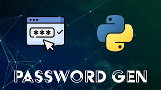 Make a password generator with python and customtkinter