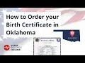 How to Order Your Oklahoma Birth Certificate Vital Records Online