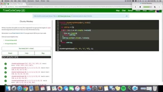 FreeCodeCamp Chunky Monkey
