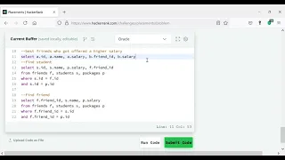 Placements HackerRank SQL