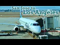 Full Flight Alaska SkyWest E175 San Jose to Los Angeles SJC-LAX
