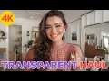 Download Lagu 4k See Through Transparent Dresses Try on haul | micro bikini \u0026 transparent lingerie try-on haul