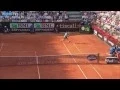 Roger Federer Hot Shot Rome 2015 vs. Novak Djokovic