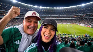 LLEVO A MI PAPÁ AL ÚLTIMO PARTIDO DE MÉXICO Y ESTO PASÓ 🇲🇽😳