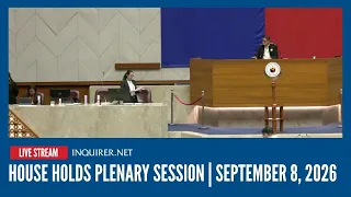 LIVE: House holds plenary session | September 8, 2026