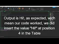 Intro to Tables Lua Script ROBLOX TUTORIAL