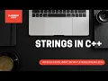 STRING IN C INTRODUCTION INPUT OUTPUT BASICS OF STRING STRING STREAM STOI