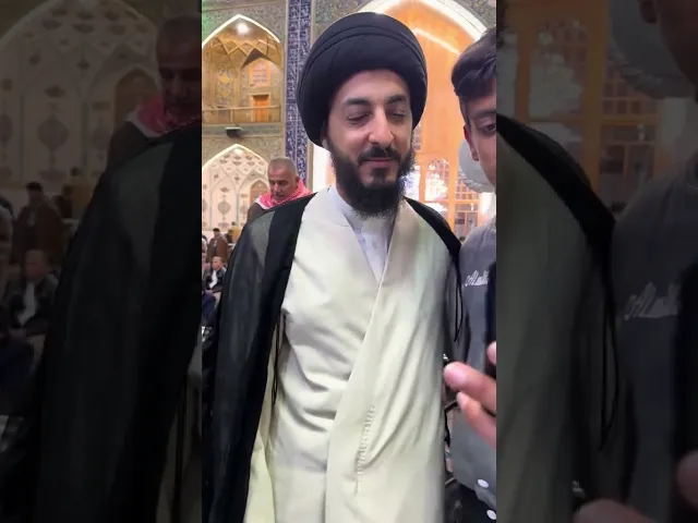 ⁣السيد مرتضى المدرسي في الحرم المبارك