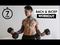Download Lagu BEST BACK \u0026 BICEPS WORKOUT FROM HOME | DUMBBELLS ONLY