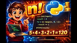 Python Factorial Program Step by Step For Absolute Beginners