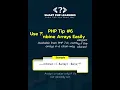 10 Must-Know PHP Tips in 60 Seconds Smart PHP Learning