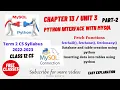 Chapter 13 Python Interface with SQL Part 2 fetchall fetchone fetchmany Class 12 CS
