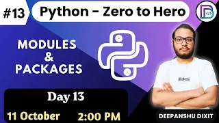 Python Zero to Hero Day 13 45 Days Free Classes Dixit Bytes