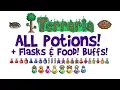 Potion Guide for Terraria ALL Potions Flasks How to Best for Boss Fights etc