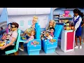 Download Lagu Barbie \u0026 Ken Doll Family Airplane Travel Routine