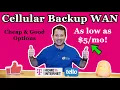 The Best Cellular Backup WAN SIM Card Plan - T-Mobile 5G 30GB And Tello