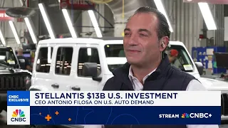 Stellantis CEO Antonio Filosa on 13B U S investment Largest single investment in company history