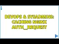 DevOps SysAdmins Caching nginx auth - request 2 Solutions