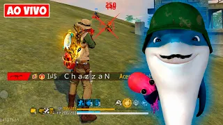 🔴 FREE FIRE AO VIVO! 4 BOOYAHS = PRÊMIOS! BORA JOGAR FREE FIRE? 😱🔥