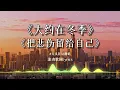 Lagu 【大约在冬季】+【把悲伤留给自己】大头针翻唱 经典国语歌 || 动态歌词lyrics #中文歌曲翻唱