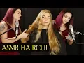 Madison Gets A Real Haircut w Binaural - Scissor Spray Sounds Tingles