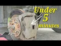 How to change your own car brake pads very easy and quick