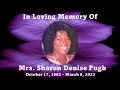 Sharon Denise Pugh Celebration Of Life