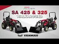 YANMAR SA 425 325 Tractor Walkaround