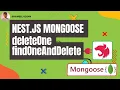 Nestjs Mongoose Tutorial deleteOne and findOneAndDelete