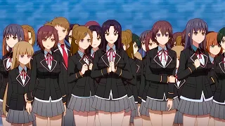 شاب بيموت وبينتقل لعالم تاني داخل لعبة كلها بنات وبيحب أجمل بنت في العالم دا و بيتجوزها هي وصاحبتها 