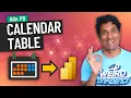 How to make the perfect CALENDAR TABLES in Power BI