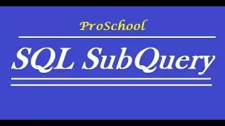 26 SQL SUBQUERY with SELECT