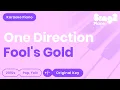 Download Lagu One Direction  - Fool's Gold (Piano Karaoke)