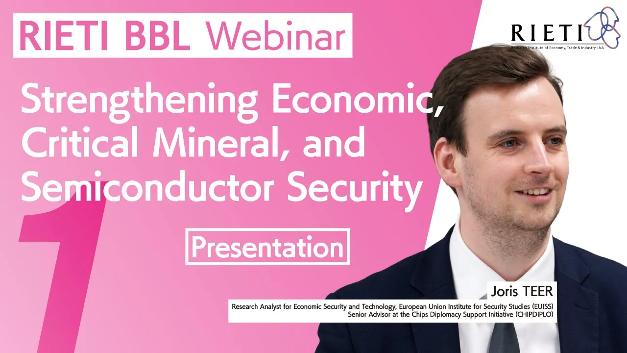 Strengthening Economic, Critical Mineral, and Semiconductor Security #1 (Presentation)