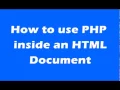 How to run PHP code in HTML file