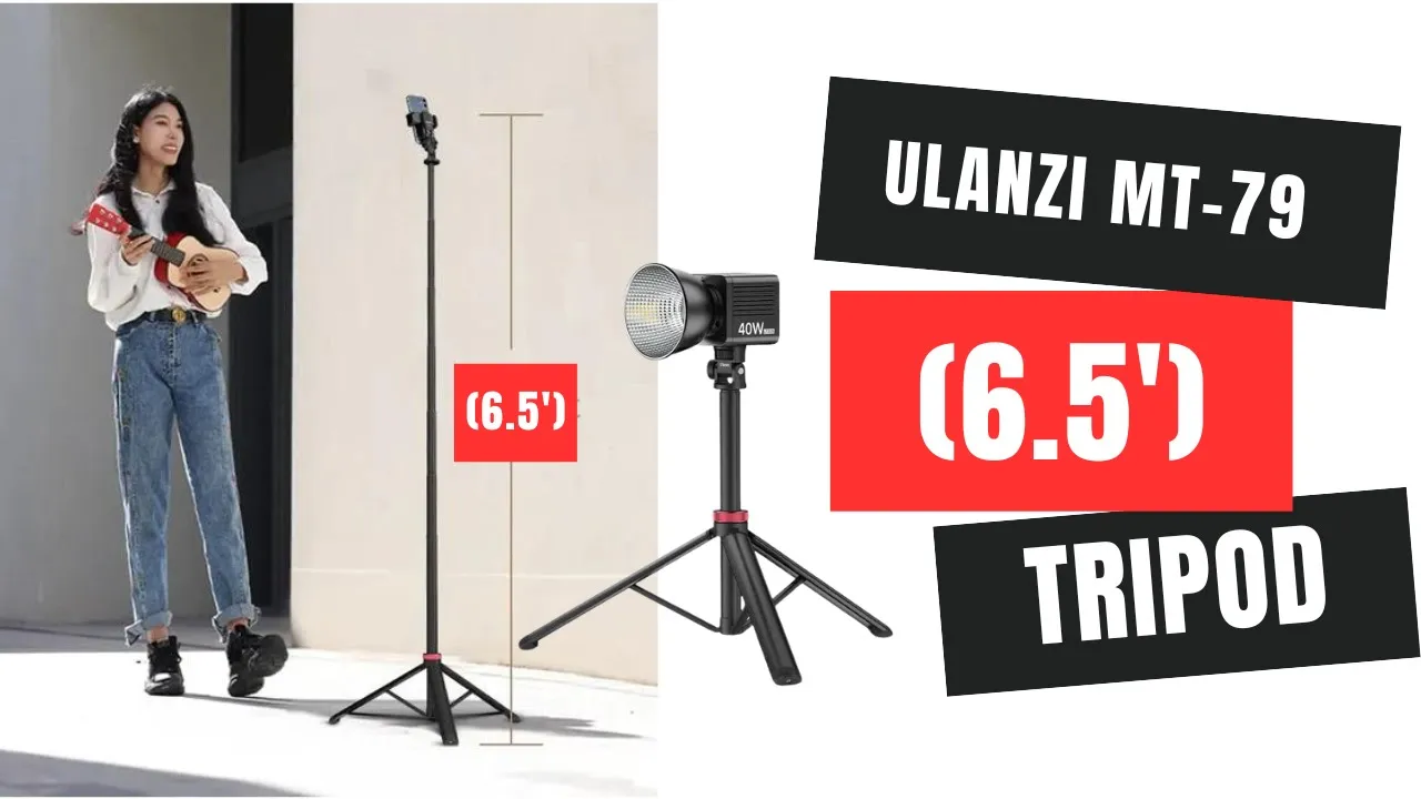 Ulanzi MT-79 Portable Adjustable Light Stand (6.5')Unboxing