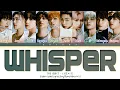 THE BOYZ WHISPER Lyrics (Color Coded Lyrics)