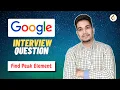 GOOGLE Coding Interview Question Find Peak Element Leetcode 162