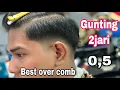 Download Lagu Cara paling mudah gunting rambut dua jari / low FADE 0,5 // 2022