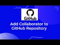 How to Invite people to contribute your repository GitHub